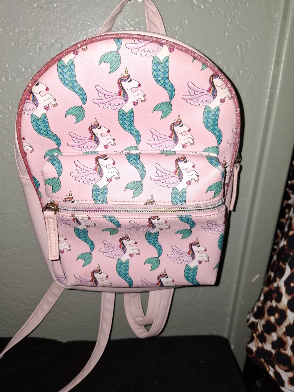 Pink Unicorn Mermaid Mini Backpack - Kids Accessories
